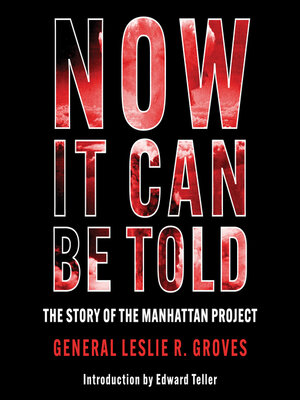 cover image of Now It Can Be Told